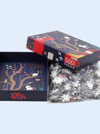 Popular sales of custom paper stress reduction fun puzzle game